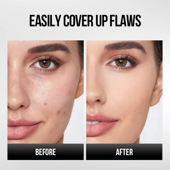 TEVIAA® – Teint Parfait en 30 Secondes – Stick Fond de Teint Adaptatif 4-en-1 – Économisez Temps et Argent